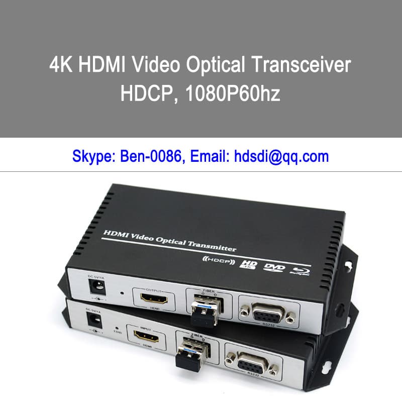4K HDMI Video Opitcal Transceiver